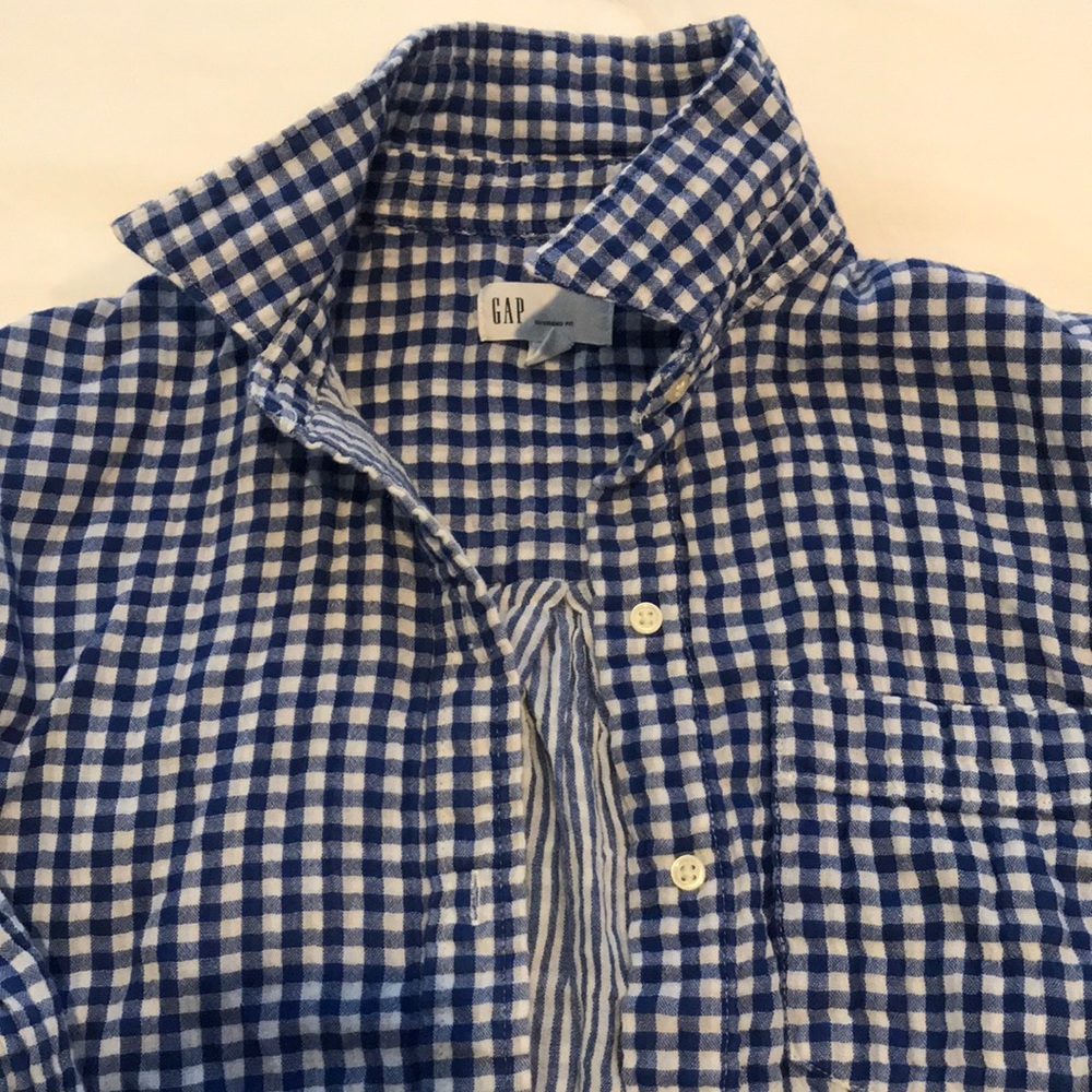 Gingam Boyfriend Button Down